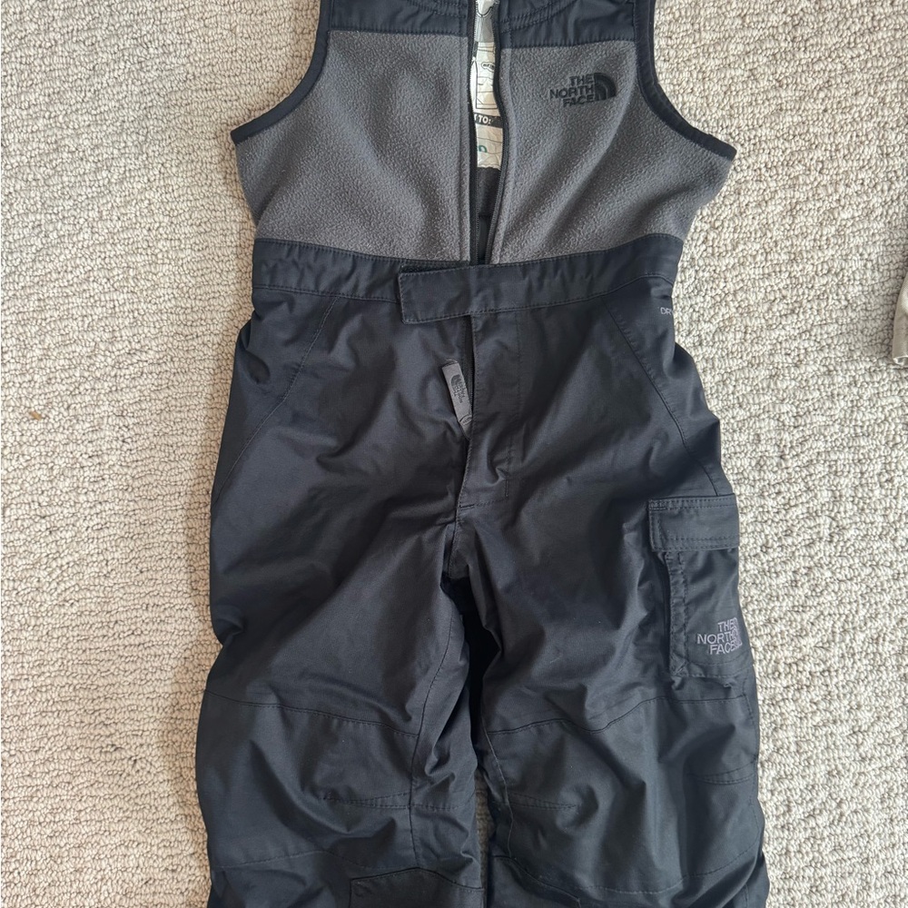 The North Face Kids Overalls in Black and Gray